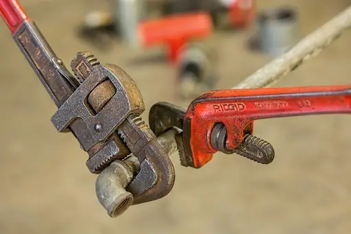 Pipe Wrench Plumbing Repair Tool Fix Maintenance