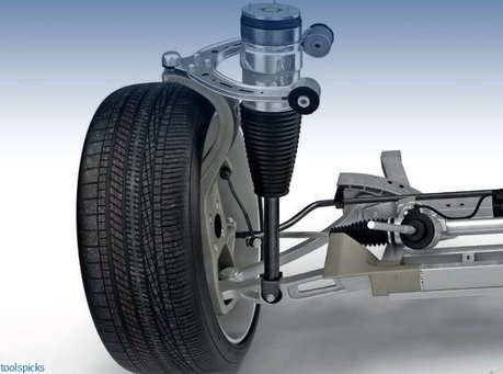 air suspension in car tire 3d model