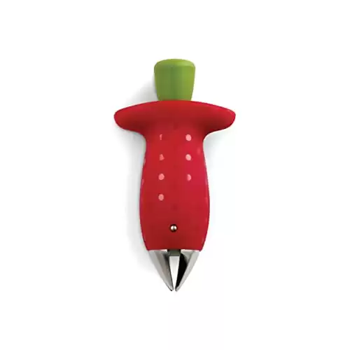 Chef'n Original Stem Gem Strawberry Huller, Red/Green -