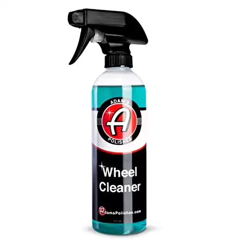 Adam's Wheel Cleaner 16oz - Tough Wheel Cleaning Spray for Car Wash Detailing | Rim Cleaner & Brake Dust Remover | Safe On Chrome Clear Coated & Plasti Dipped Wheels | Use w/Wheel Brush