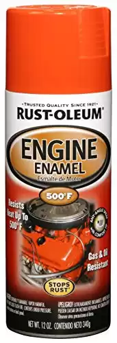 Rust-Oleum 248941, Chevy Orange, 12 oz, Automotive Engine Enamel Spray Paint, 12 Ounce (Pack of 1), 11 Fl Oz