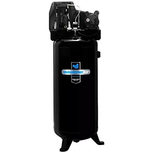 Industrial Air ILA3606056 60-Gallon Single Stage Cast Iron Twin Cylinder Air Compressor