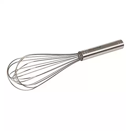 Prepworks by Progressive 10" Balloon Whisk, Handheld Steel Wire Whisk Perfect for Blending, Whisking, Beating and Stirring, BPA Free, Dishwasher Safe