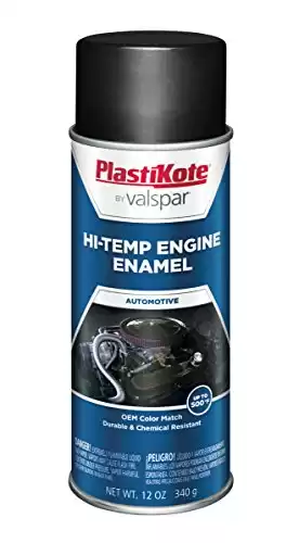 PlastiKote 230 Flat Black Engine Enamel, 12 oz.