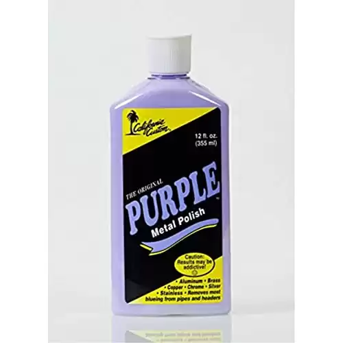 California Custom Products Purple Metal Polish/deoxidizer Combo