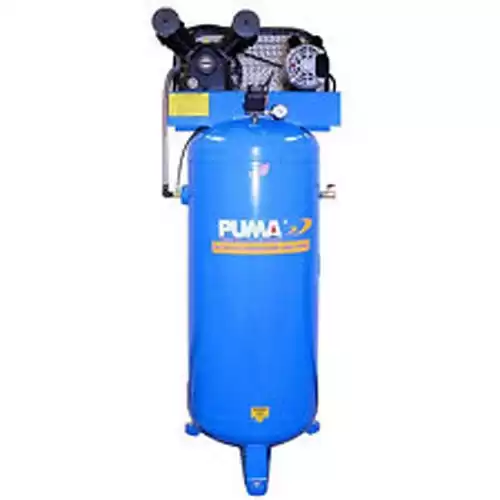 Puma Industries PK-6060V Air Compressor, Professional/Commercial Single Stage Belt Drive Series, 3 hp Running, 135 Maximum psi, 230/1V/Phase, 60 gal, 305 lb.