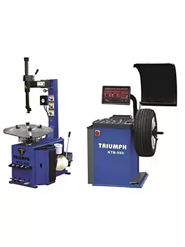 TRIUMPH NTC-950 & NTB-550 Tire Changer Wheel Balancer Combo Package