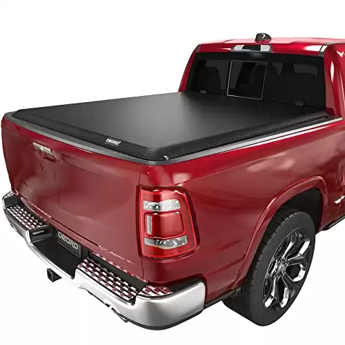 OEDRO Soft Roll Up Truck Bed Tonneau Cover Compatible with 2009-2023 Dodge Ram 1500 Classic Only, Fleetside 5.6 ft Bed w/o RamBox
