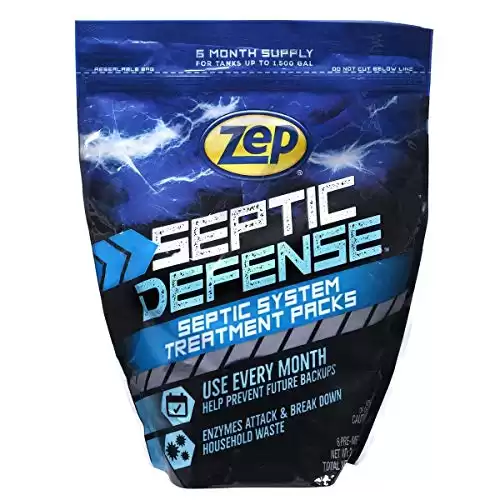 Zep ZSTP6 Septi-Pack Concentrated Septic Treatment 12 Ounces
