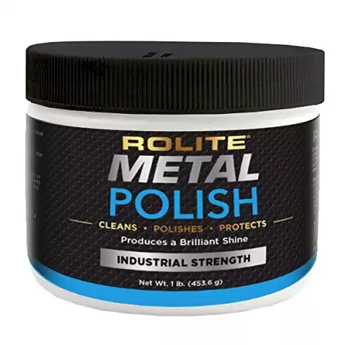 Rolite Metal Polish Paste for Aluminum, Brass, Bronze, Chrome, Copper, Gold, Nickel and Stainless Steel